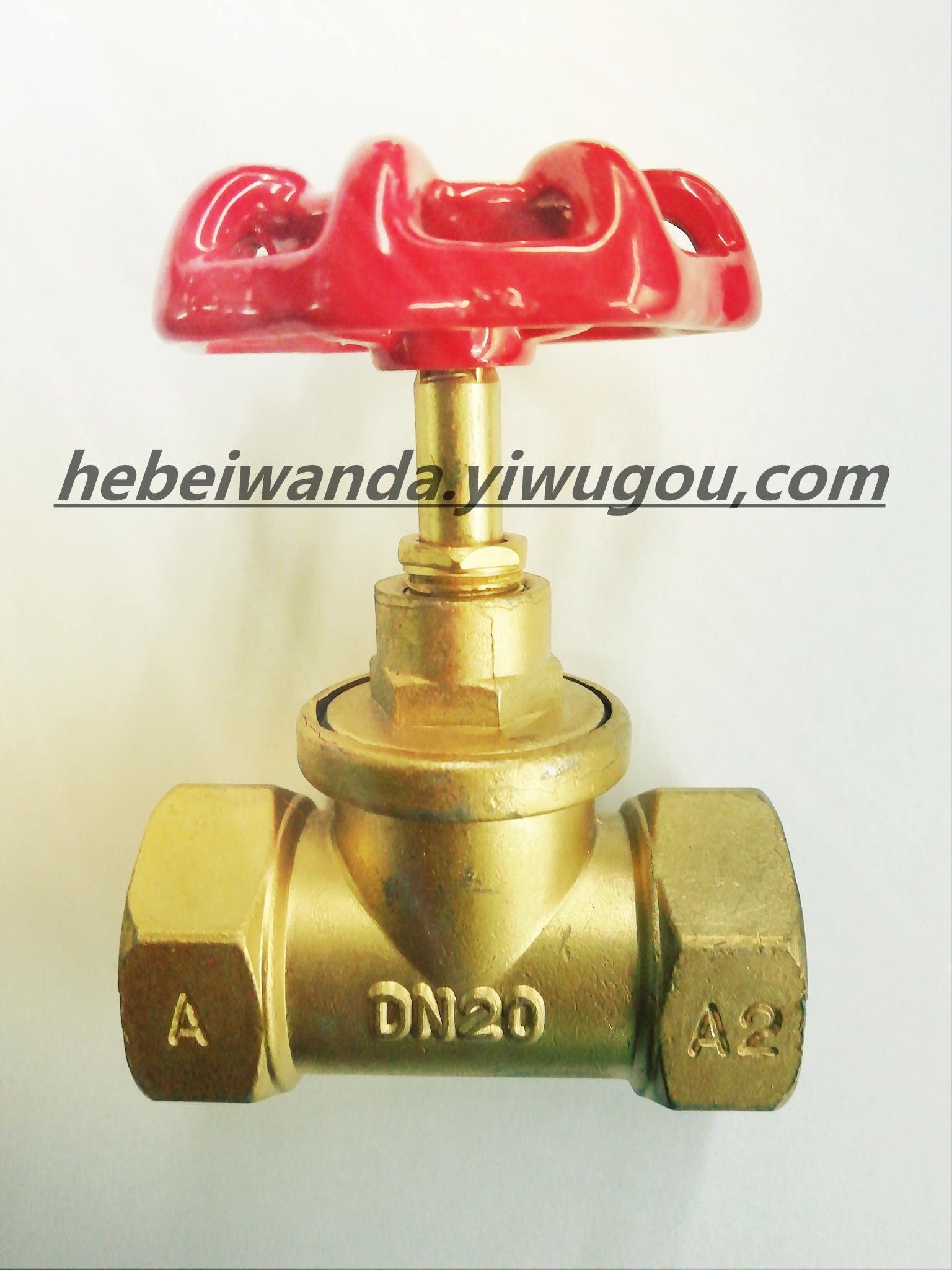 Brass stop valve (medium)