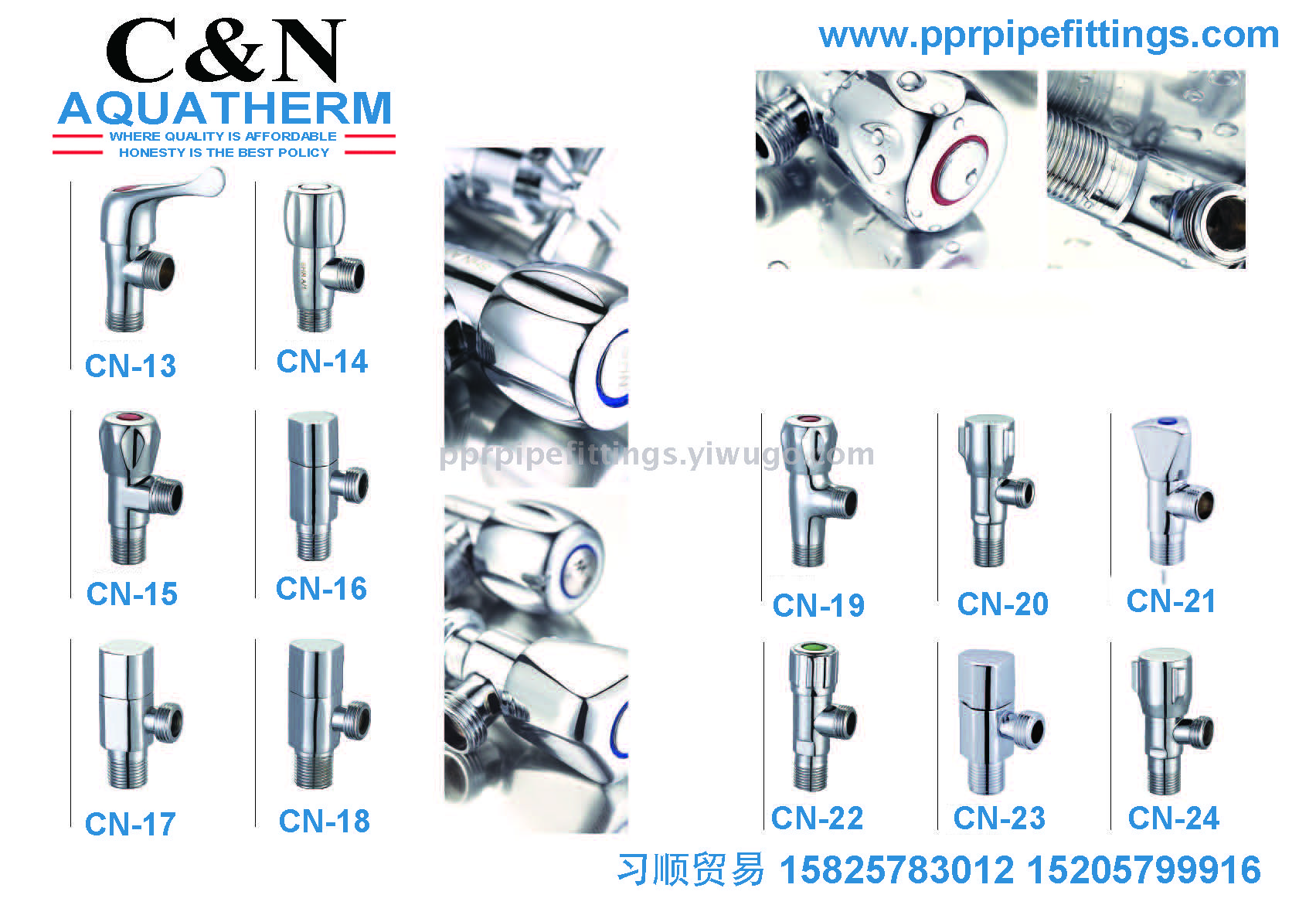 Export triangle valve copper core triangle valve factory direct sales