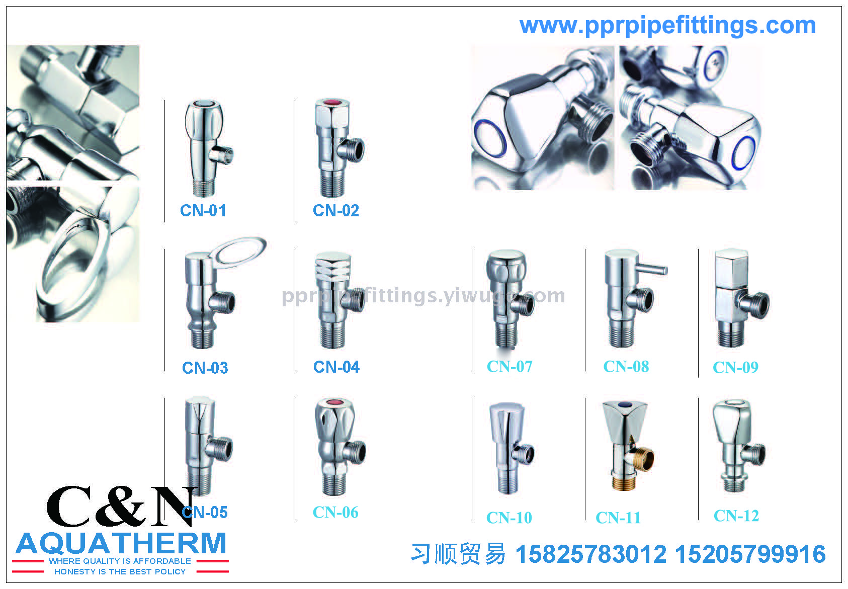 Export triangle valve copper core triangle valve factory direct sales