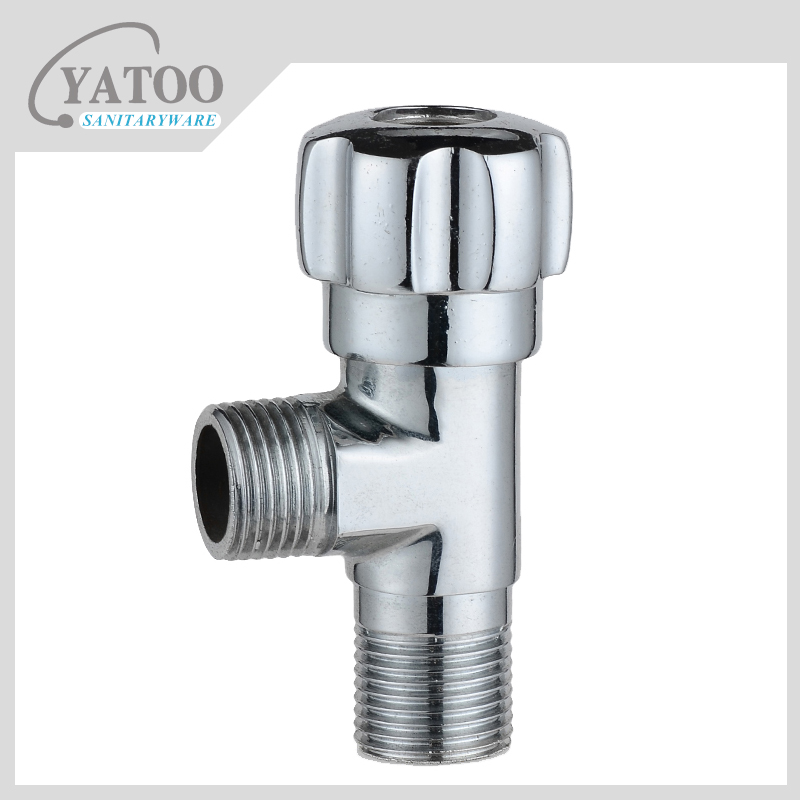 Toilet water heater water valve brass angle valve check valve angle valve hot and cold blue and Red valves 4