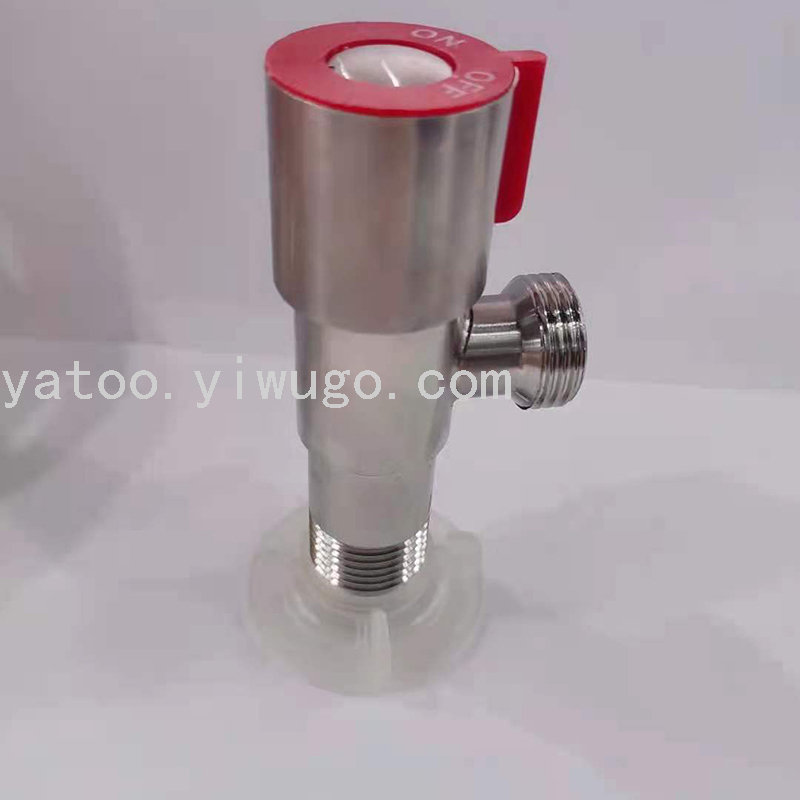 Angle Valve 304 Stainless Steel Triangle Closestool Inlet Valve Lengthened Brushed
