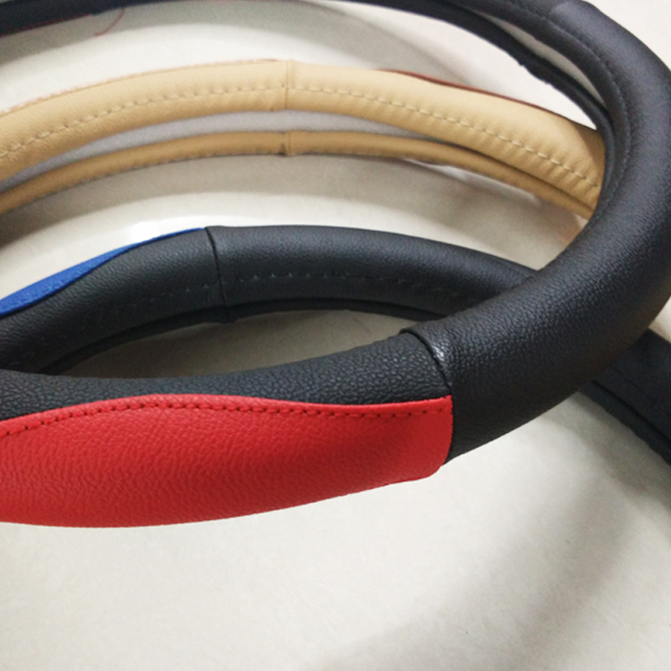 2015 car leather Steering wheel covers