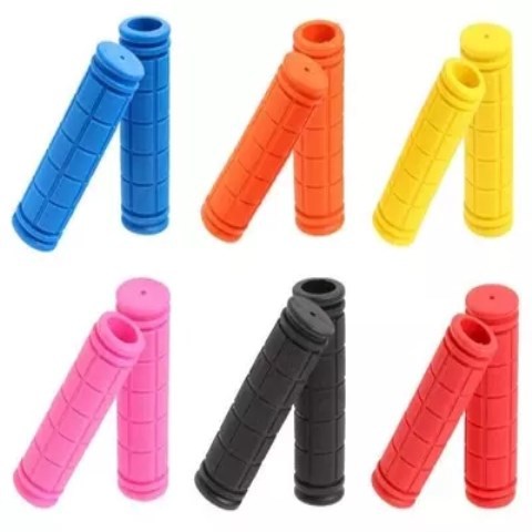 Bicycle Color Steering Wheel Cover Rubber Shockproof Non-Slip Steering Wheel Cover Fixed Gear Bicycle Fixture and Fitting Bicycle Handle Cover