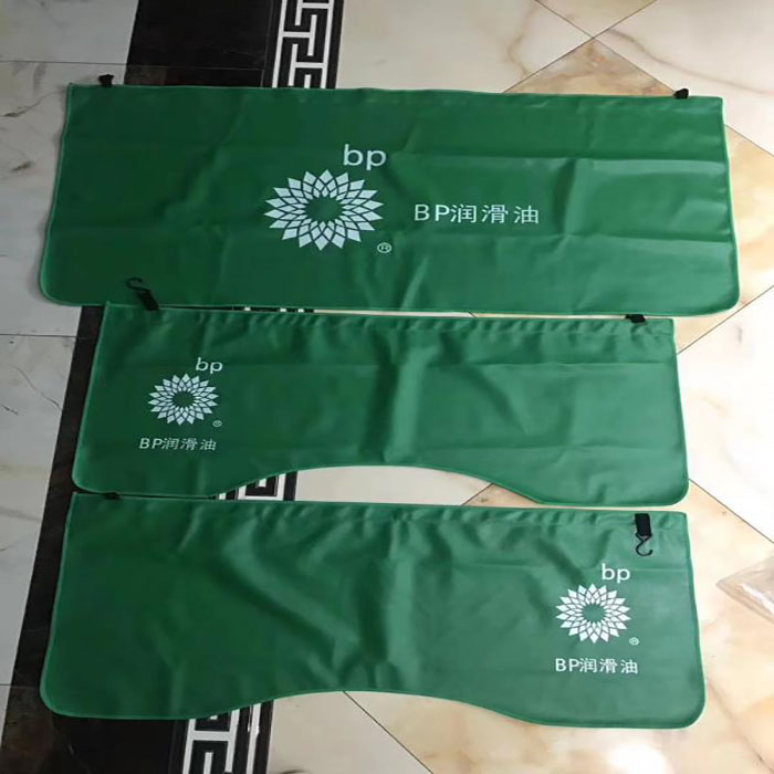 Car Repair Fender Protective Pad Washed Leather Three-Piece Five-Piece Steering Wheel Cover Customizable Various Logo