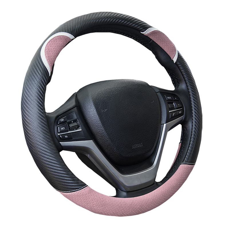 New Cartoon Car Steering Wheel Cover Winter Short Plush Steering Wheel Cover Factory Direct Sales Cute Rabbit Female 288