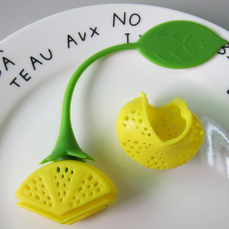Tea Filter Tea Set Accessories Creative Silica Gel Lemon Tea Infuser Tea Bag Tea Strainer Tea Filter