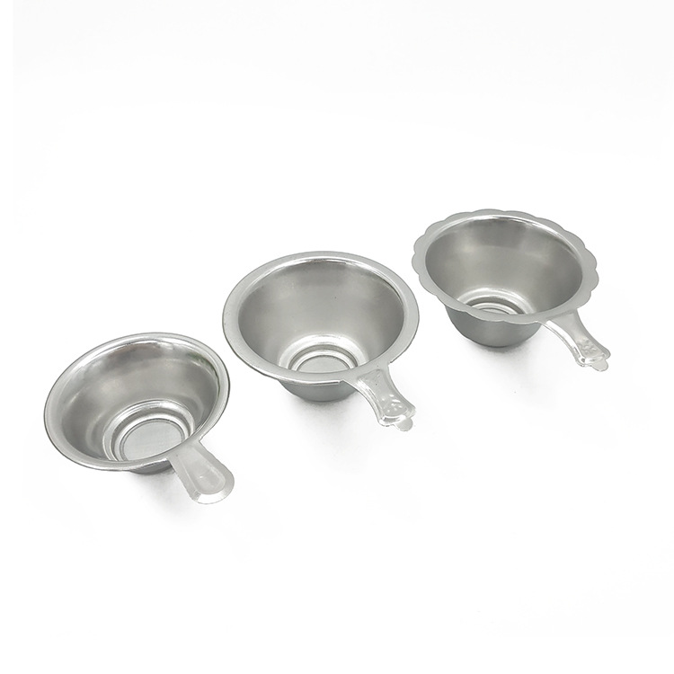 Kung Fu Tea Set Accessories Large Non-Magnetic Lace Stainless Steel Tea Strainer Tea Filter Tea Artifact Tea Filter