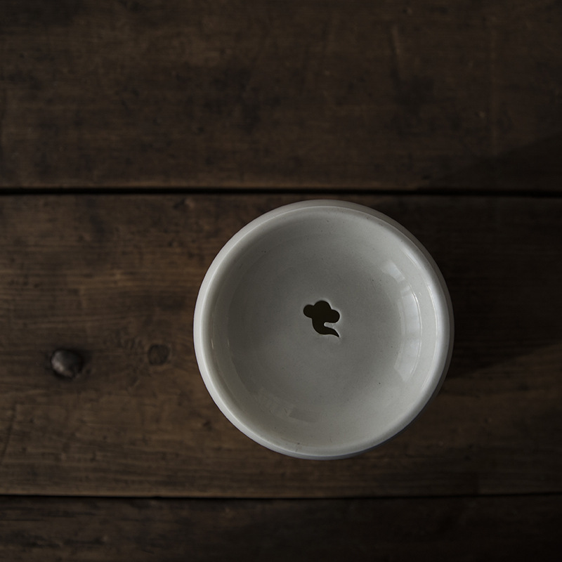Grass and Wood Gray Glaze with Lid Xiangyun Filter Jianshui Washed Kung Fu Tea Set Tea Ceremony Zero with Tea Basin