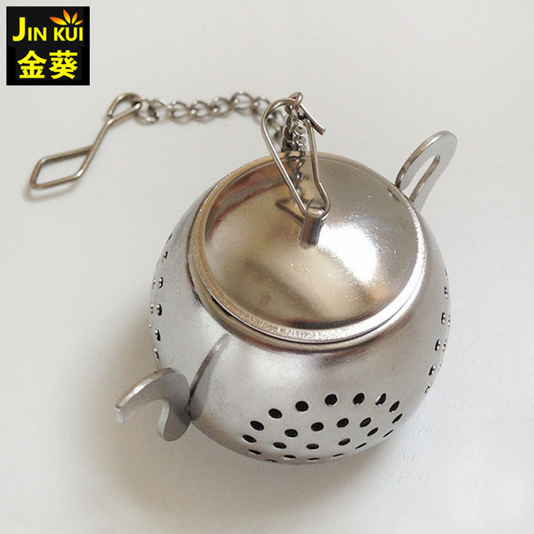 Hardware Products Factory Wholesale Creative Teapot 304-Shaped Tea Filter Tea Stainless Steel Strainer Tea Filter Spot