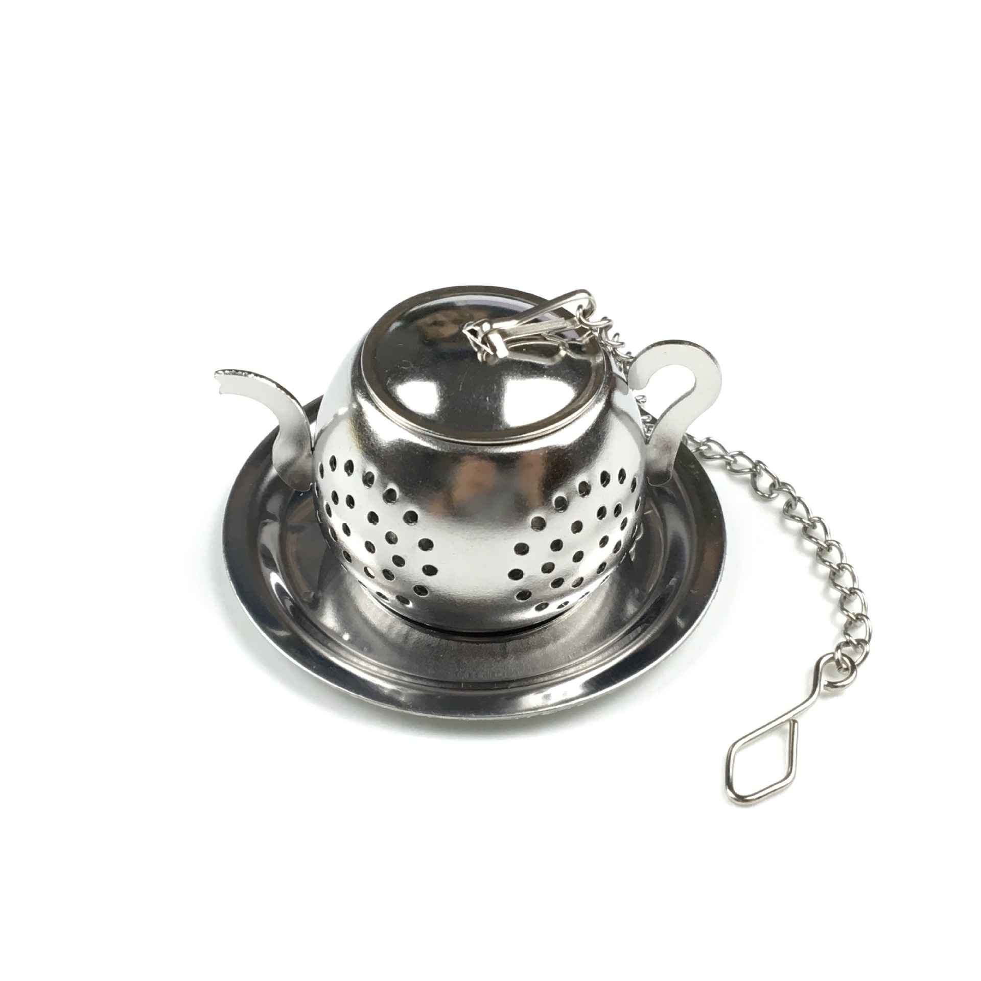Hardware Products Factory Wholesale Creative Teapot 304-Shaped Tea Filter Tea Stainless Steel Strainer Tea Filter Spot