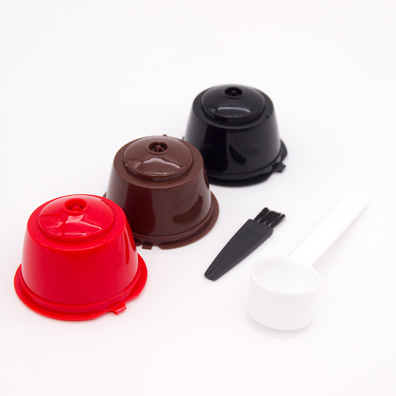 Coffee Filter Capsule Cup Capsule Shell Suitable for Dolce Gusto Duqu KUSI White Box 3 Pack