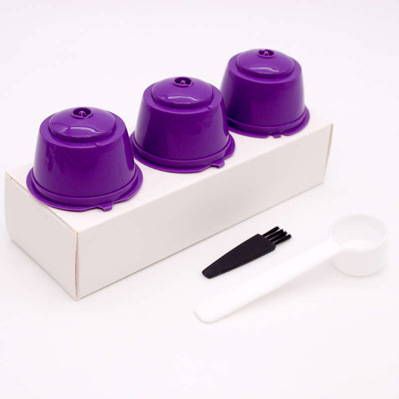 Coffee Filter Capsule Cup Capsule Shell Suitable for Dolce Gusto Duqu KUSI White Box 3 Pack