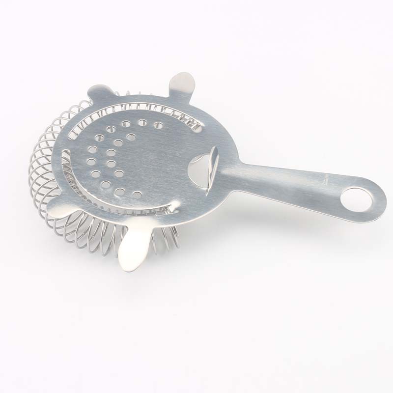 Hot Selling Style Stainless Steel Ice Filter FourCorner Strainer Cocktail Shaker Ice Strainer Cocktail Filter