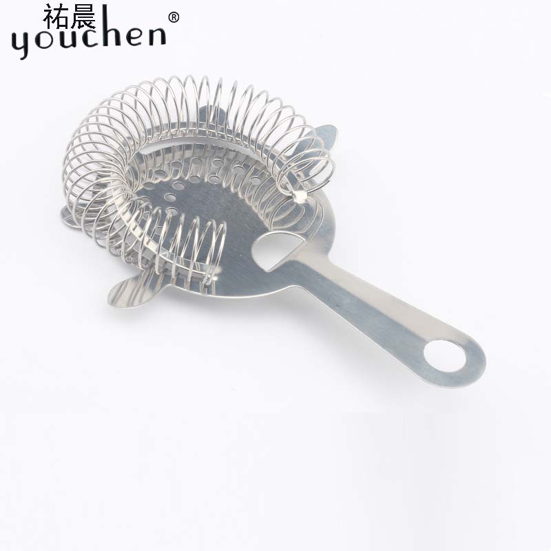 Hot Selling Style Stainless Steel Ice Filter FourCorner Strainer Cocktail Shaker Ice Strainer Cocktail Filter