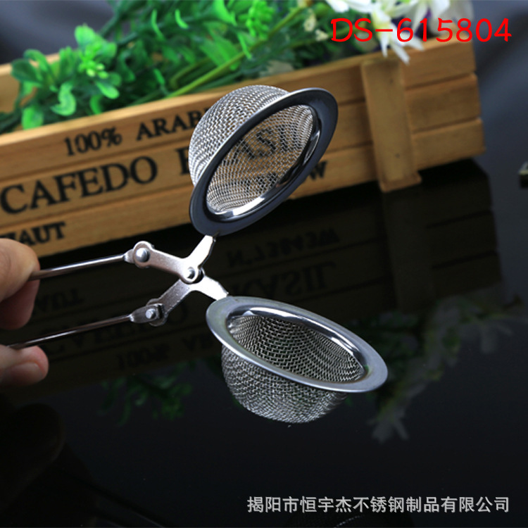 Stainless Steel Handle Tea Ball Tea Filter Tea Filter Tea Strainer Handle Seasoning Ball 4.5C Stainless Steel Tableware