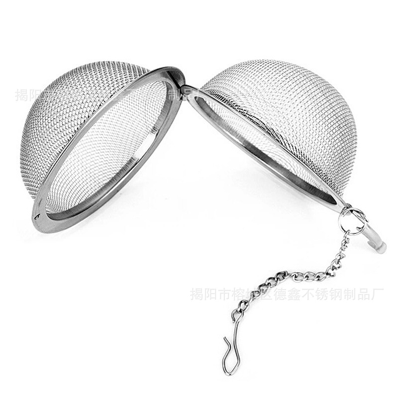 2019 New 304 Stainless Steel Handle Clip Tea Ball Tea Filter Tea Filter Tea Filter Odorless Tea Making Device Whole