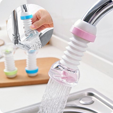 Household Faucet Filter Rotatable Kitchen Tape Water Nozzle Splash-Proof Water Saving Device Shower Gadget Wholesale