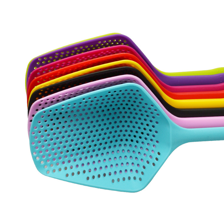  Waterproof Shovel High Temperature Resistant Draining Slotted Turner Pp Plastic Ice Scoop Filter Colander Kitchen 