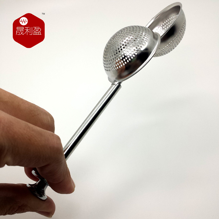 Steel Tea Compartment Telescopic Syringe Tea Ball Tea Making Device Tea Filter Residue Tea Strainer Tea Strainer