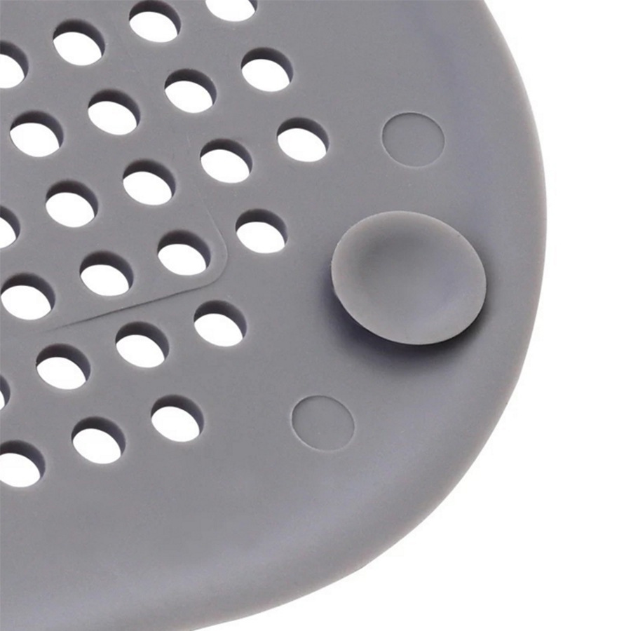 Kitchen Sink Anti-Blocking Silicone Floor Drain Cover Bathroom Drain Hair Filter Sewer Outlet Filter Net