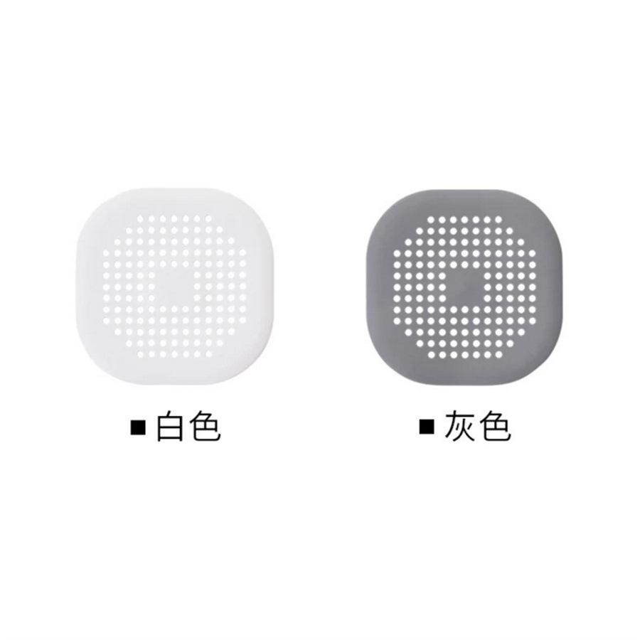 Kitchen Sink Anti-Blocking Silicone Floor Drain Cover Bathroom Drain Hair Filter Sewer Outlet Filter Net