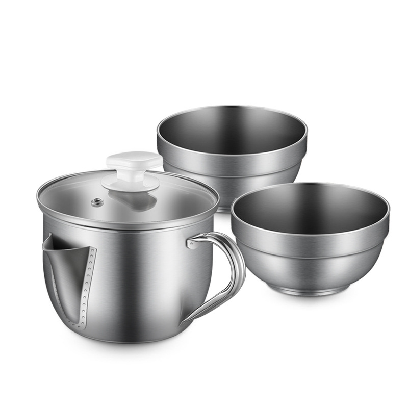 Soup separator Household stainless steel soup pot kitchen oil filter crescent to remove oil to drink soup oil filter