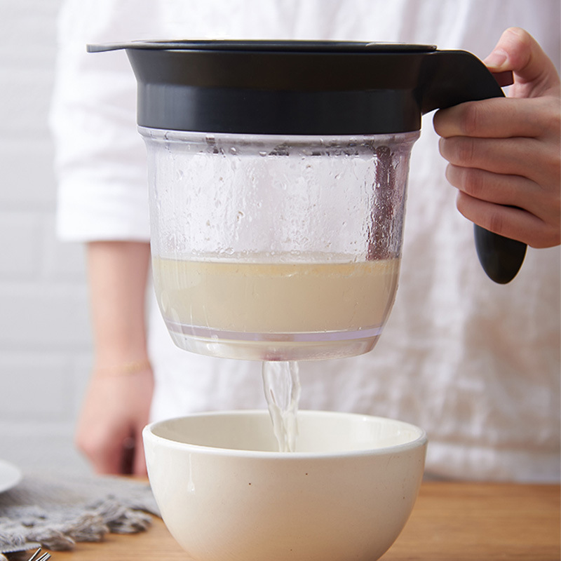 19 New Kitchen Tools Filter Soup Residue Oil Filter Soup Oil Separator with Strainer Oil Separating Kernel Wish Hot Sale