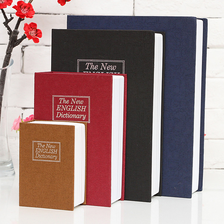 Small Number Password Lock Book Fuse Box Key Savings Bank Student Small Coin Bank Household Simulation Book Safe