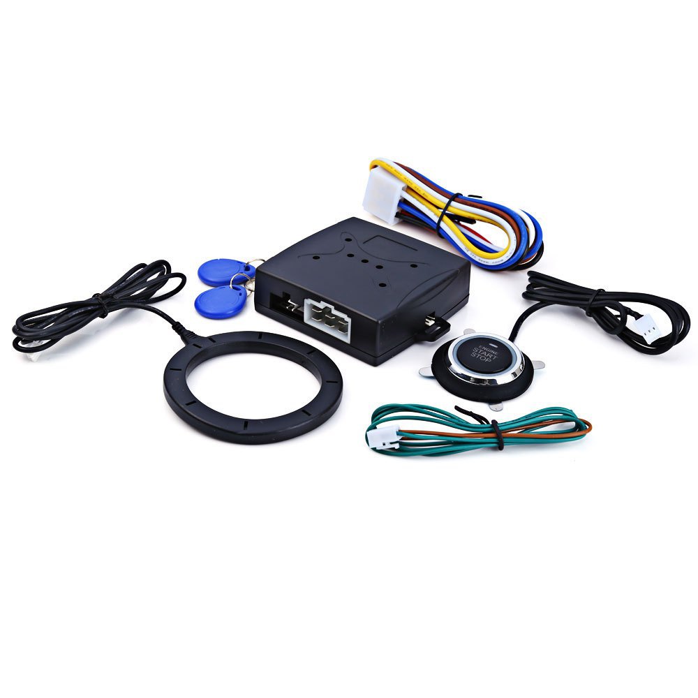 Push Start Stop Button One-Click Start with Hidden Lock Function Sensing Recognition Distance 3 ~ 5cm