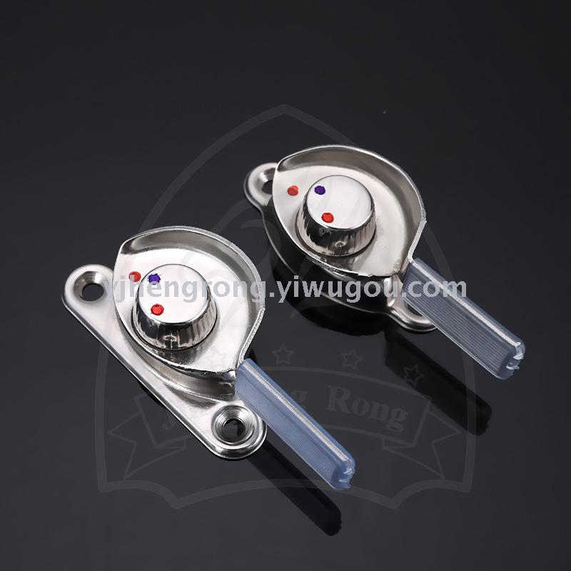 And feel the window crescent lock new aluminum alloy doors and Windows hook lock children &#039;s safety window lock window lock stainless steel safety clasp