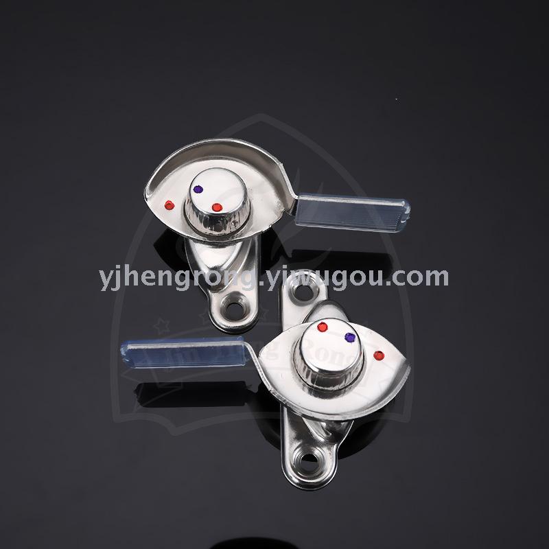 And feel the window crescent lock new aluminum alloy doors and Windows hook lock children &#039;s safety window lock window lock stainless steel safety clasp