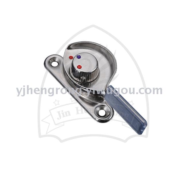 And feel the window crescent lock new aluminum alloy doors and Windows hook lock children &#039;s safety window lock window lock stainless steel safety clasp