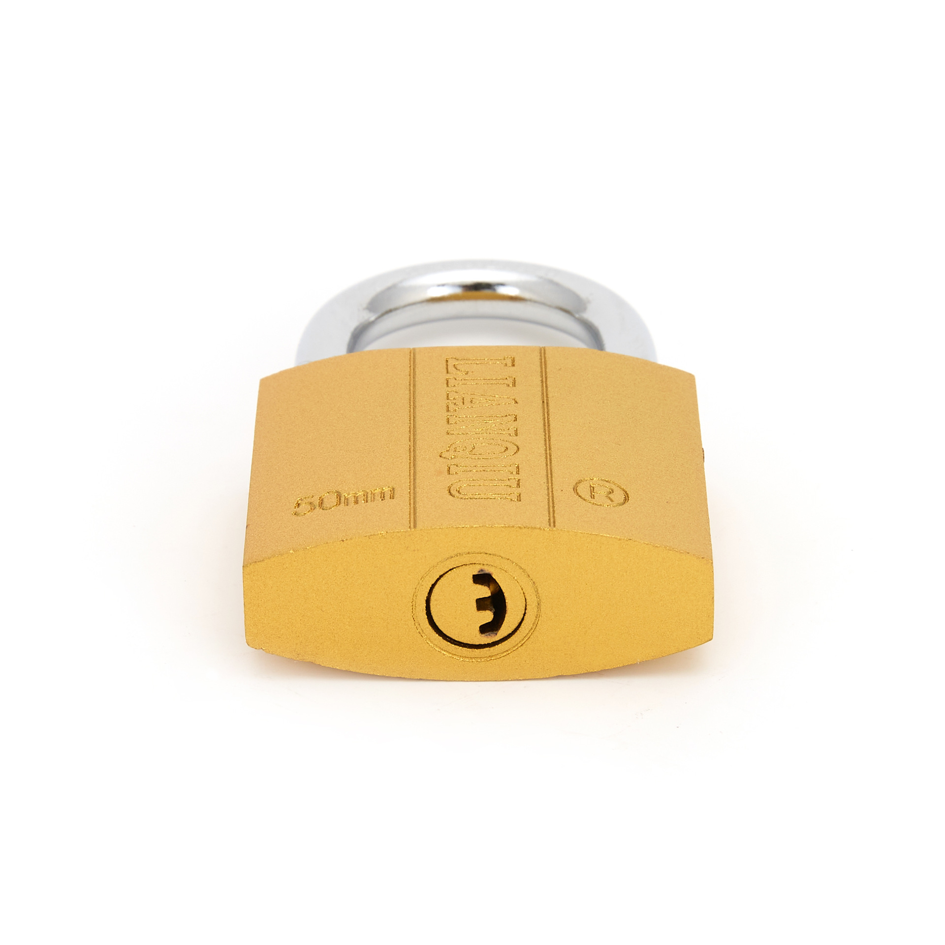 Anti-Theft Crescent Lock Atomic Sand Golden Lock Old-Fashioned Door Lock Security Lock Imitation Copper Antique Lock Household Iron Padlock