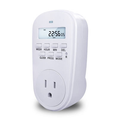 Intelligent electronic timer switch socket time controller American timing