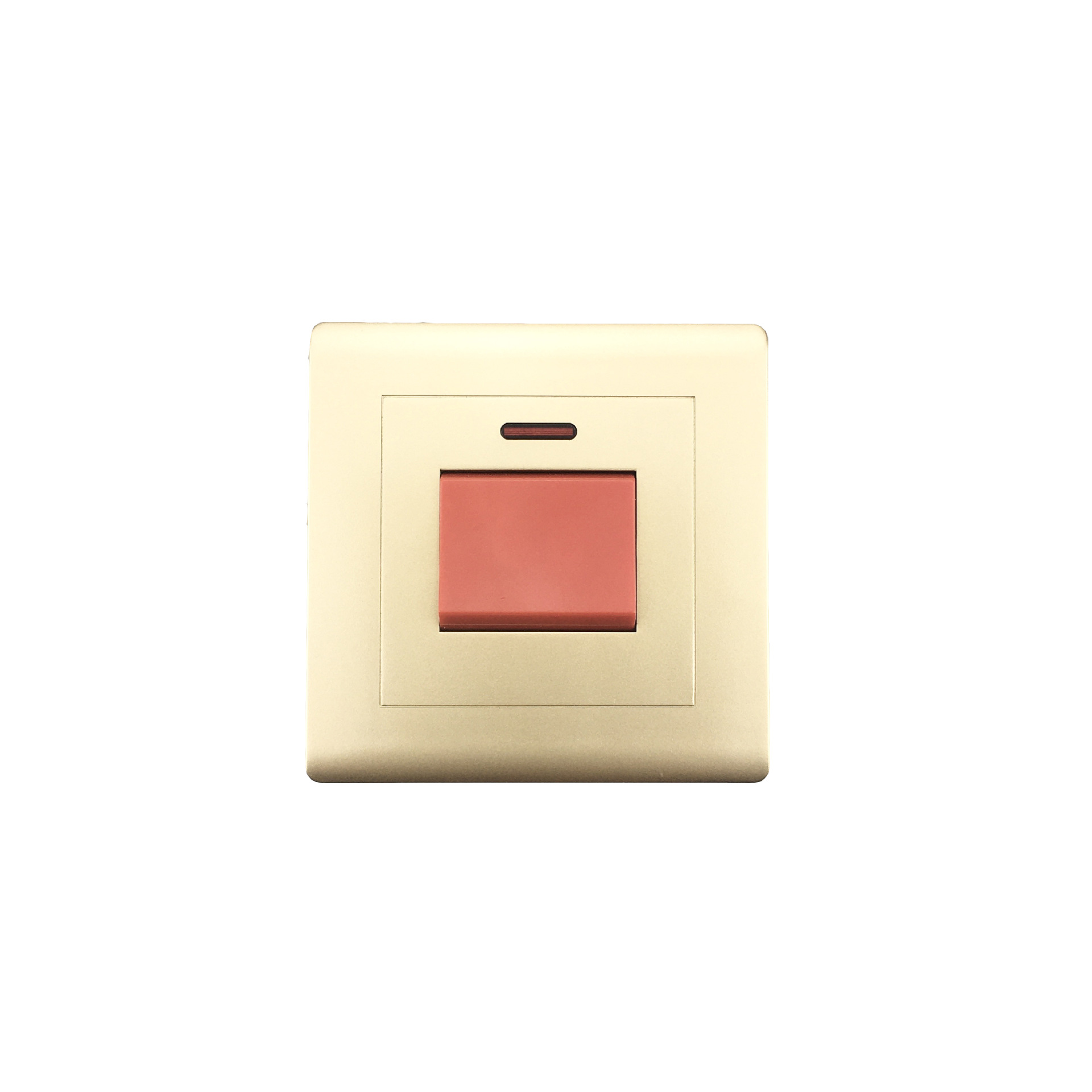 Gold-Plated Matte Single-Open Multi-Open Single-Control Dual-Control Switch Wall Switch Wall Socket with Switch British Style