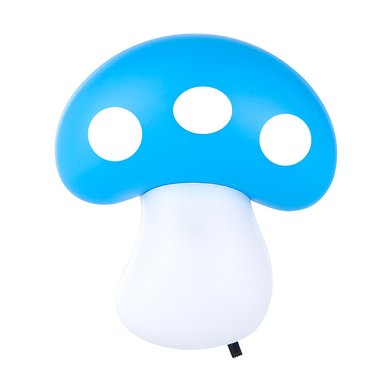 Creative Plug-in Mushroom Small Night Lamp Stall Led Cartoon Switch Small Night Lamp Wholesale