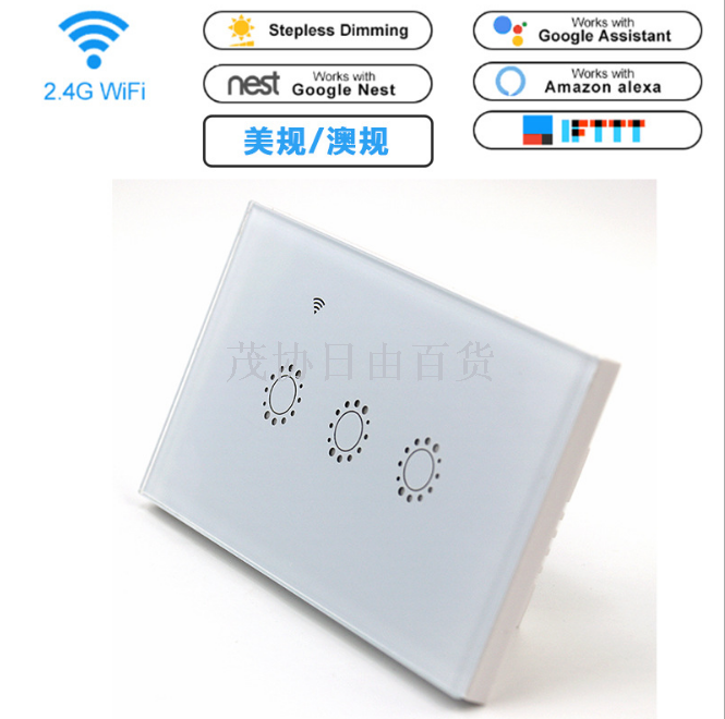 Smart WIFI remote control touch switch Alexa voice control APP remote control switch