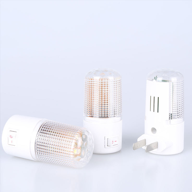 [Factory Direct Sales] 3W Small Night Lamp Plug-in with Switch Led Bedside Lamp Energy-Saving Lamp Stall Night Market Wholesale
