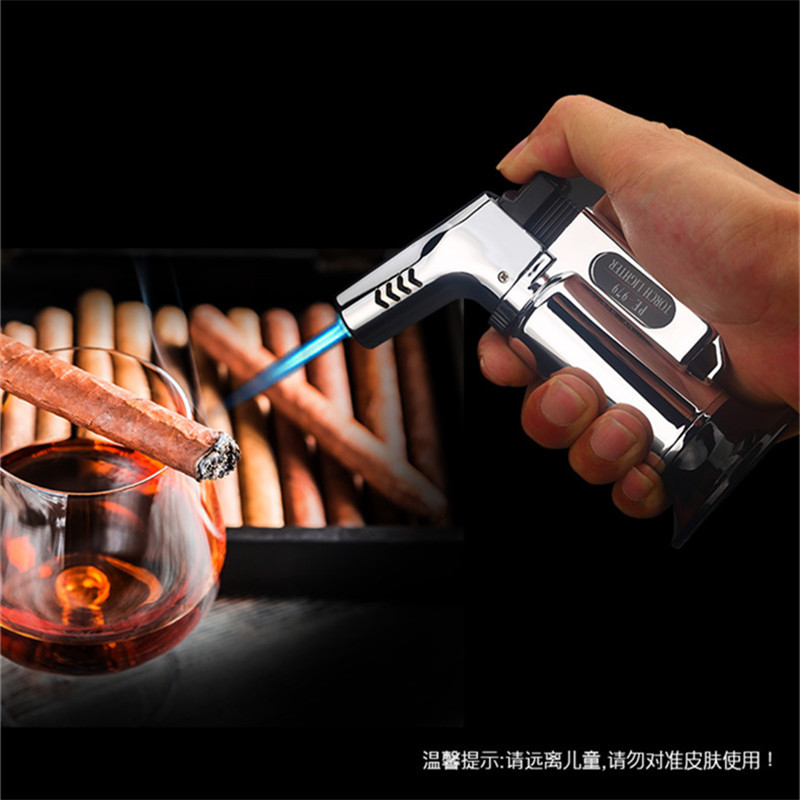 Outdoor Barbecue Kitchen Baking Ignition Three Fire Single Fire Welding Gun High Temperature Flame Gun Lighter Whole