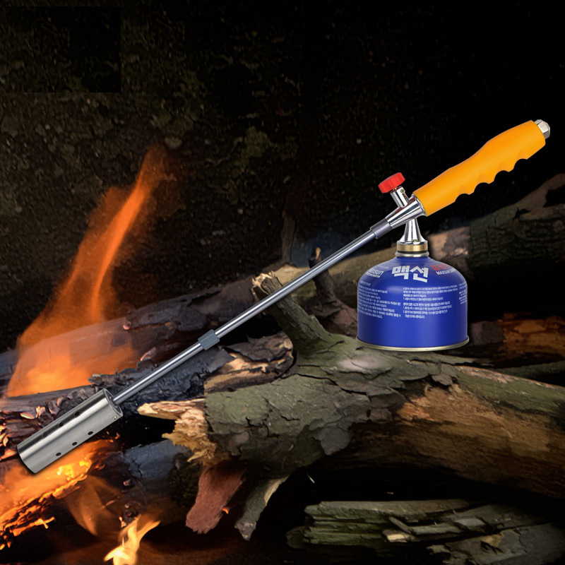 Gun Picnic Barbecue Extended Point Charcoal Gun Portable Cooking Igniter Waterproof High Temperature Head Welding Holder