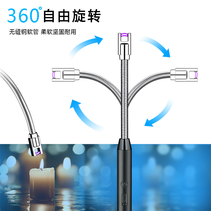 Jl867 Lengthened Gas Stove Rechargeable Igniter Kitchen Burning Torch Igniter