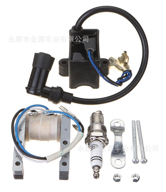 49cc 60cc 80cc Mini Motorcycle 2 Stroke Modified Coil Igniter with Spark Plug