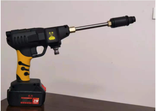 Portable Adjustable Lithium Battery High Pressure Cleaning Water Gun Electric Car Washing Device Car Wash Hose