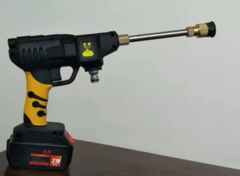 Portable Adjustable Lithium Battery High Pressure Cleaning Water Gun Electric Car Washing Device Car Wash Hose