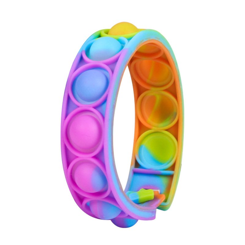 New Mouse Killer Pioneer Bracelet Bubble Bracelet Puzzle Pressure Relief Decompression Finger Music Silicone Bracelet Toy