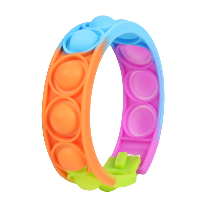 New Mouse Killer Pioneer Bracelet Bubble Bracelet Puzzle Pressure Relief Decompression Finger Music Silicone Bracelet Toy