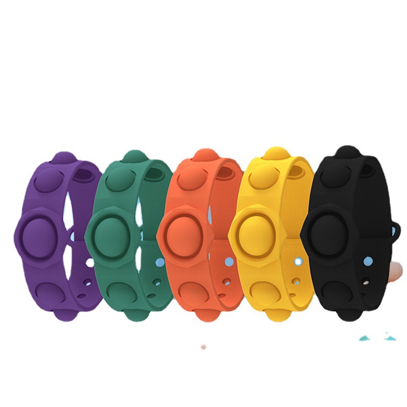 New Pressure Reduction Toy Rat Killer Pioneer Puzzle Fun Finger Bubble Music Outdoor Sports Silicone Decompression Bracelet