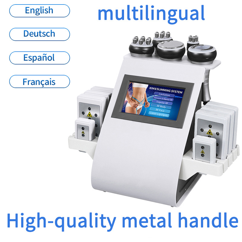 Beauty Salon Radio Frequency Device RF Radio Frequency Negative Pressure Fat Reducing Instrument Laser Beauty Apparatus Slimming Six-in-One Fat-Fighting Diet Machine