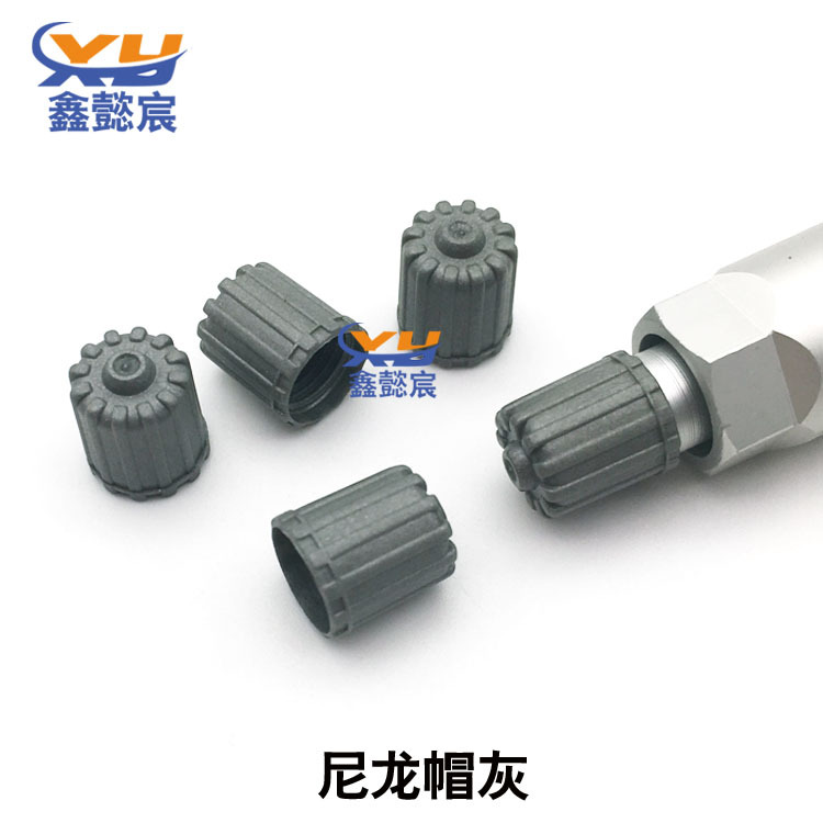 Tire Pressure Monitoring Plastic Valve Cap Nylon Electronic Valve Cap Gray Valve Cap Dust Cap