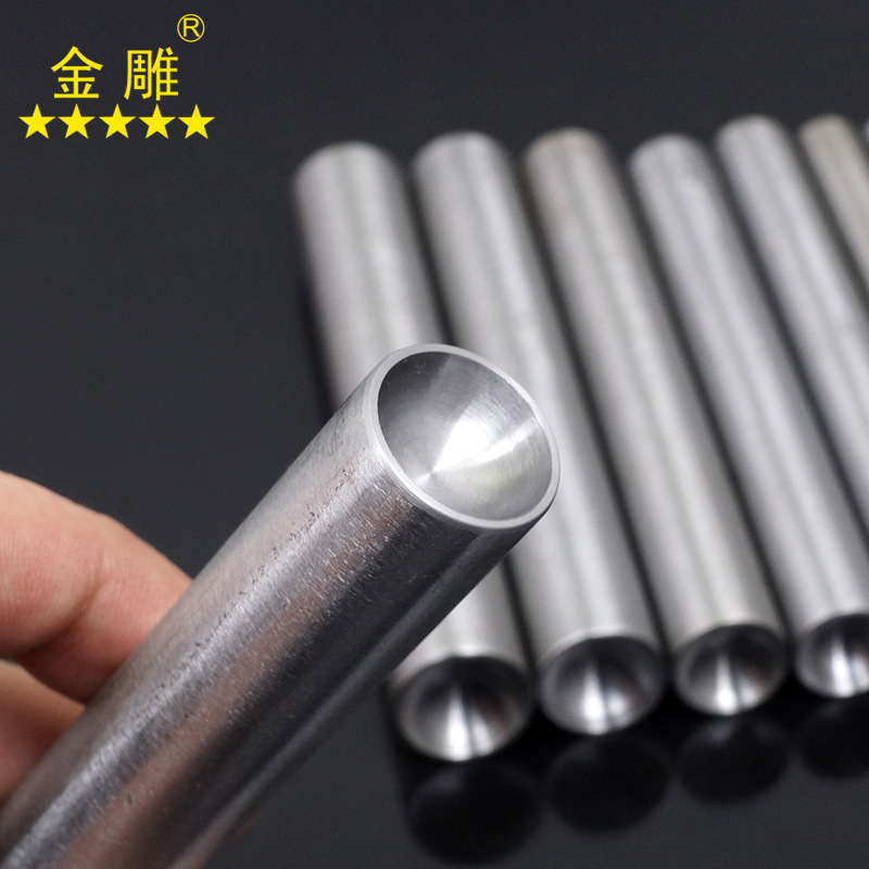 DIY Leather Punching Rivet Punching Cap Nail Hand Tapping Tool Mushroom Cap Nail Hand Pressure Installation Mold